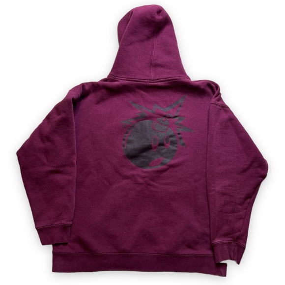 The Hundreds Other - The Hundreds Bomb Logo Maroon Black Hoodie Sweatshirt Pullover Size Mens XL